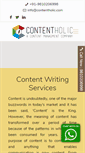 Mobile Screenshot of contentholic.com